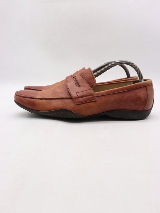 Salvatore Ferragamo Men\'s Size EU 41 Brown Leather Loafer Slip On Shoes main image 2